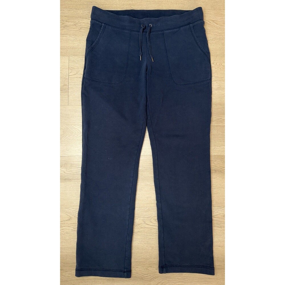 L.L. Bean Women XS Petite Ultrasoft Sweats Straight Leg Sweatpants Dark Blue